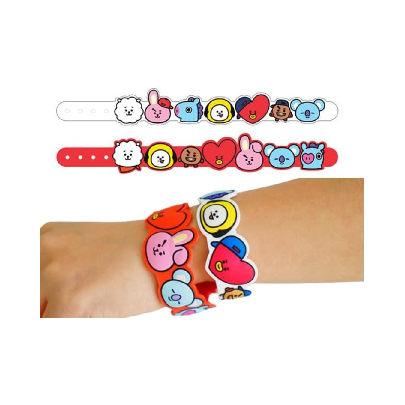 BTS (방탄소년단) - BT21 Silicone Band Set