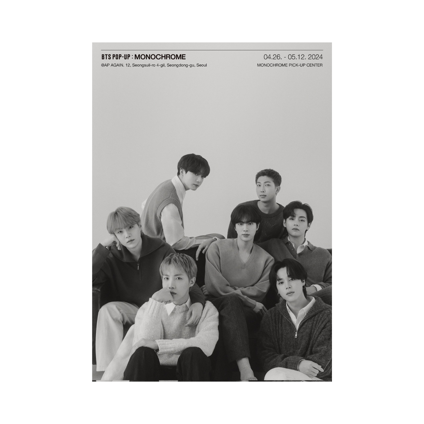 BTS (방탄소년단) - BTS MONOCHROME MERCHANDISE