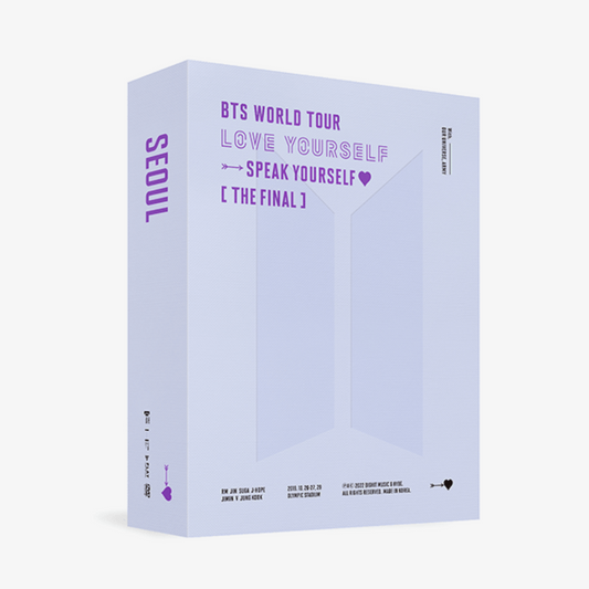 BTS (방탄소년단) - BTS WORLD TOUR ‘LOVE YOURSELF : SPEAK YOURSELF’ [THE FINAL] DVD