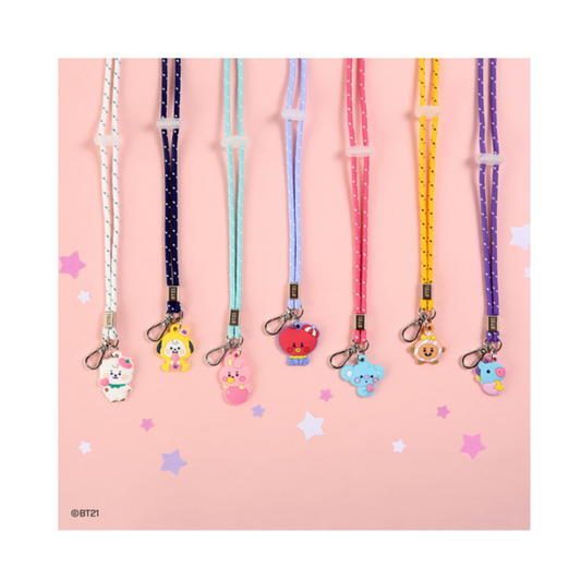 BTS (방탄소년단) - BT21 Mascot Neck Strap Jelly Candy Ver.