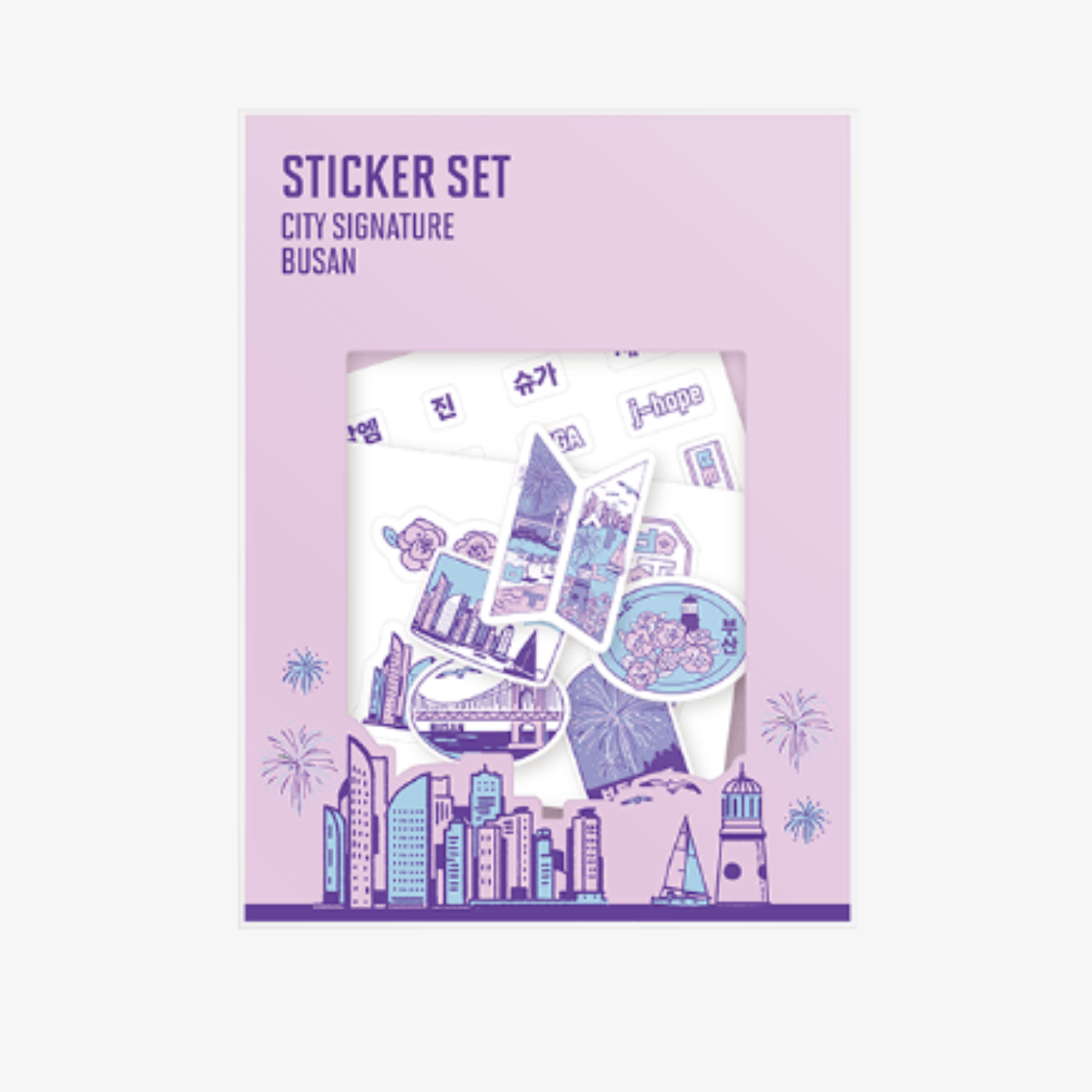 BTS (방탄소년단) - Yet to Come in Busan [CITY STICKER SET BUSAN]