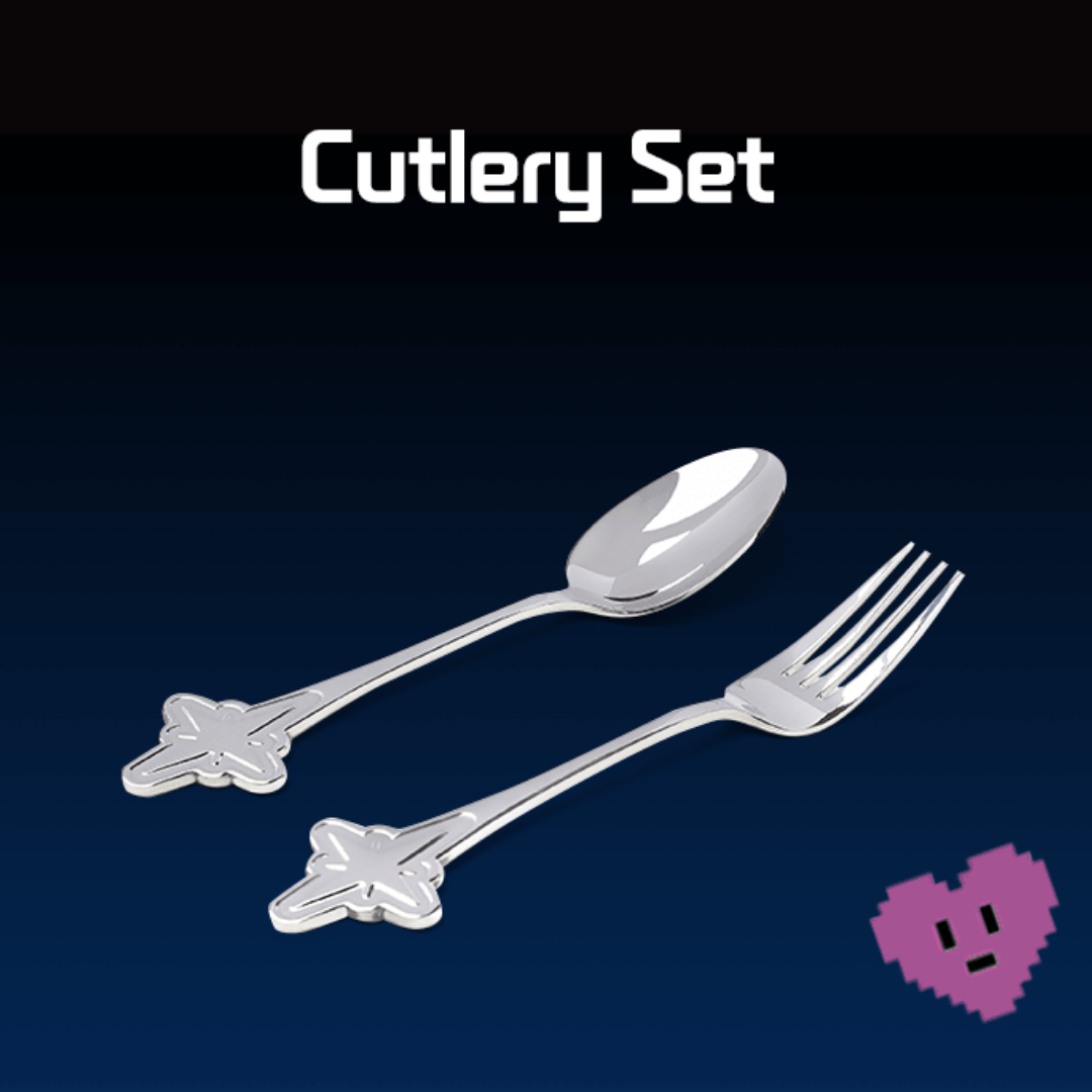 BTS  (방탄소년단) Jin- Cutlery Set (Astronaut)