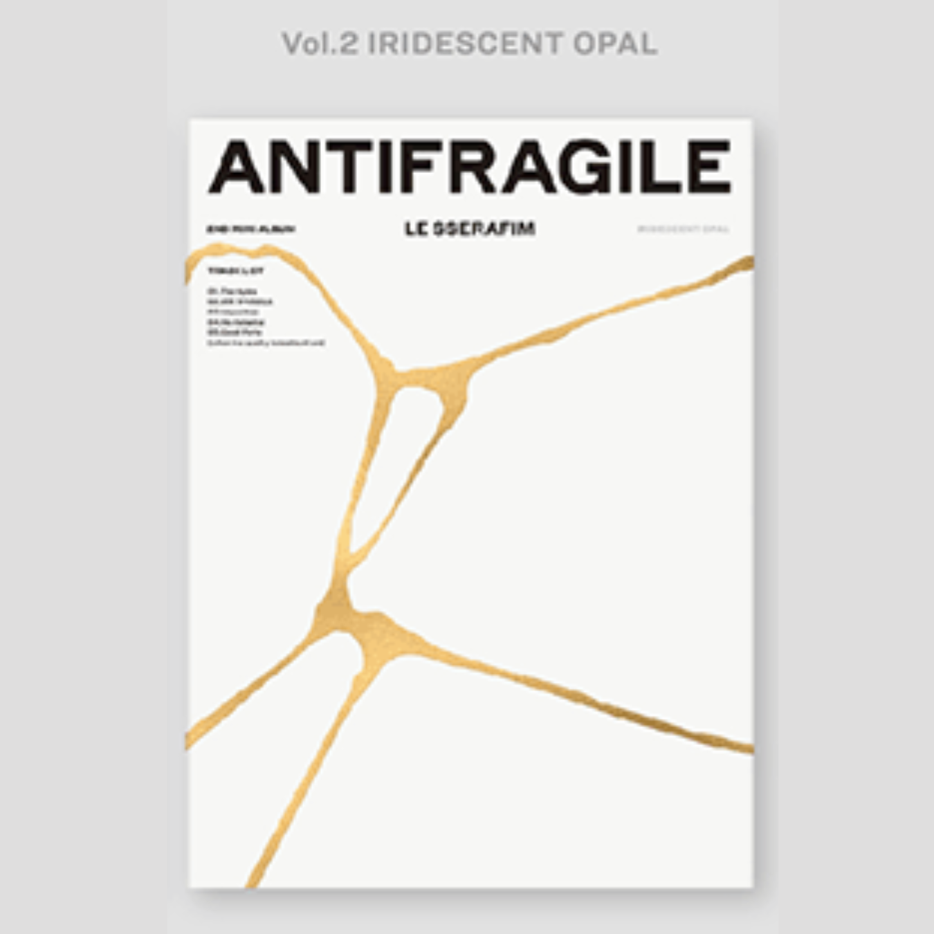 LE SSERAFIM (르세라핌) 2nd Mini Album ANTIFRAGILE Vol.2