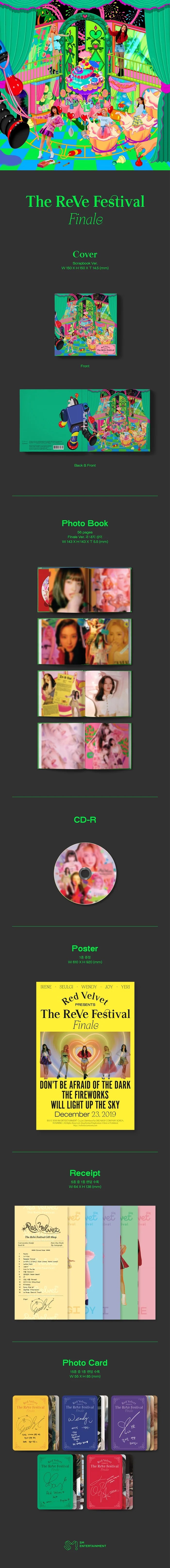 RED VELVET (레드벨벳) - [The Reve Festival Finale] Repackage Album SCRAPBOOK Ver.