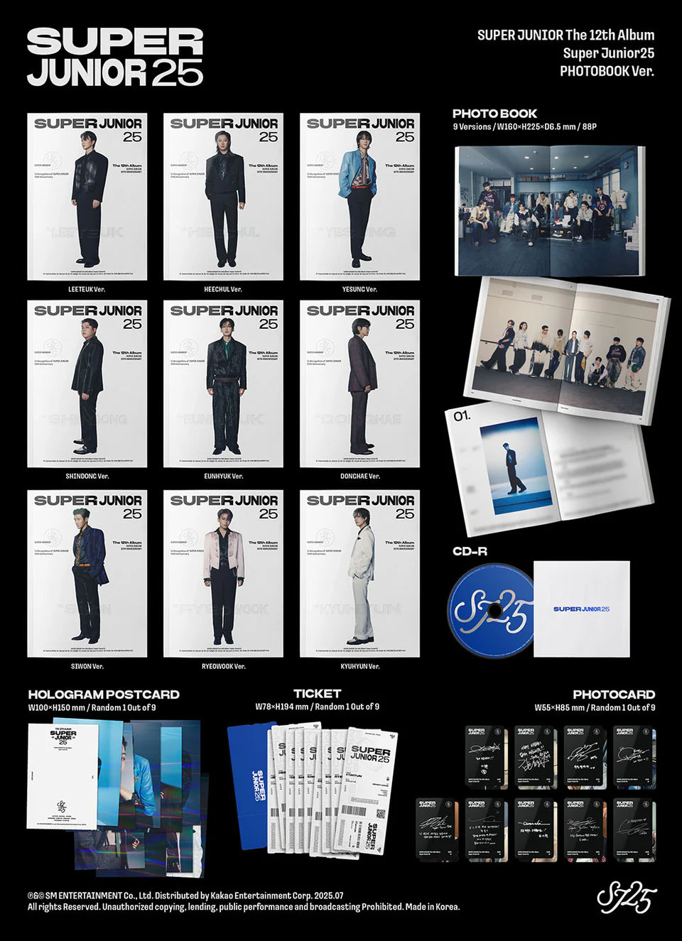 SUPER JUNIOR (슈퍼주니어) - SUPER JUNIOR - 12th Full Album 'Regular' Photobook Ver. - Ryeowook Ver