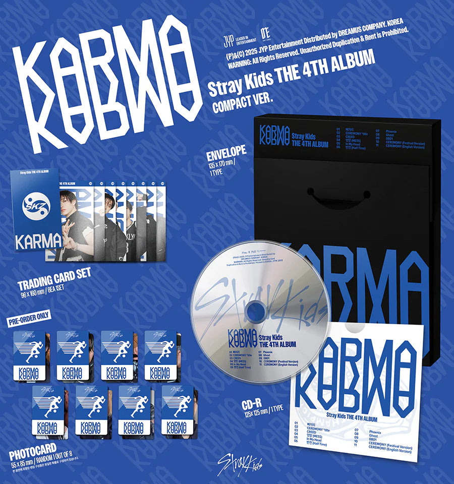 Stray Kids (스트레이 키즈) - KARMA 4th Album Compact Ver.