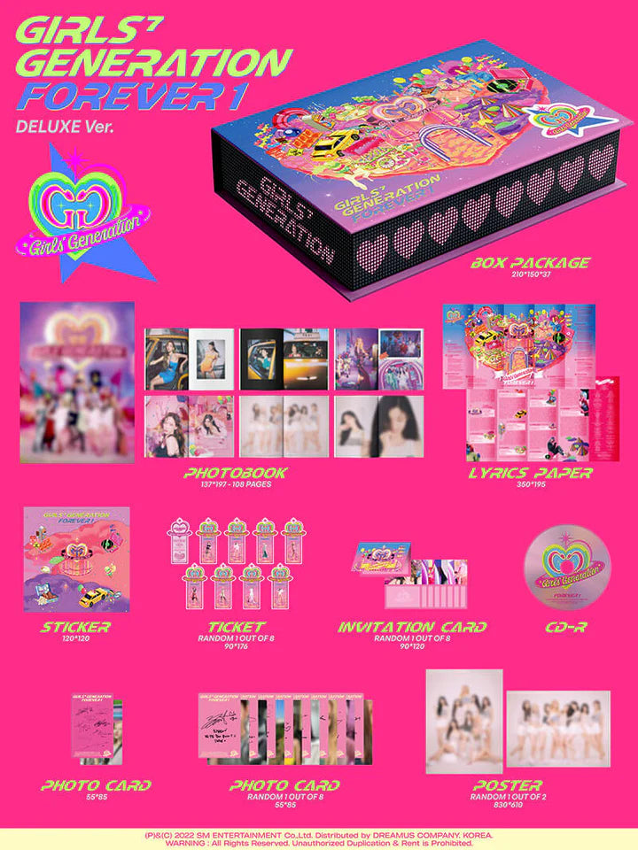 GIRLS GENERATION (SNSD | 소녀시대) - FOREVER 1 - 7th Full Album [DELUXE VER]