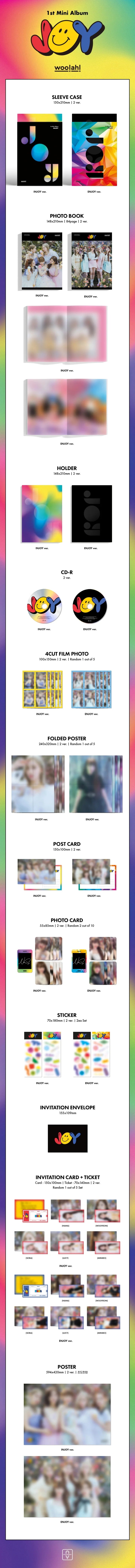 woo!ah! (우아!) [JOY] 1st Mini Album